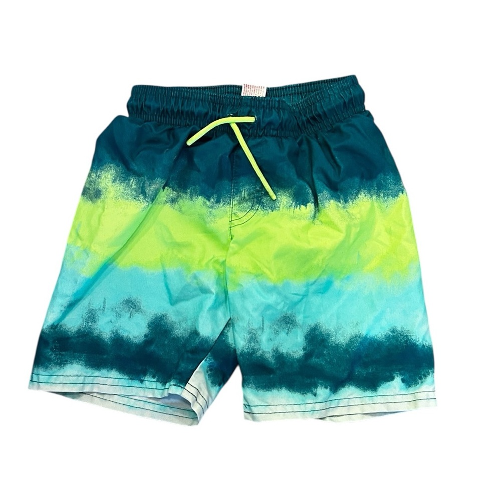 Cat & Jack Teal and Lime Kids Shorts